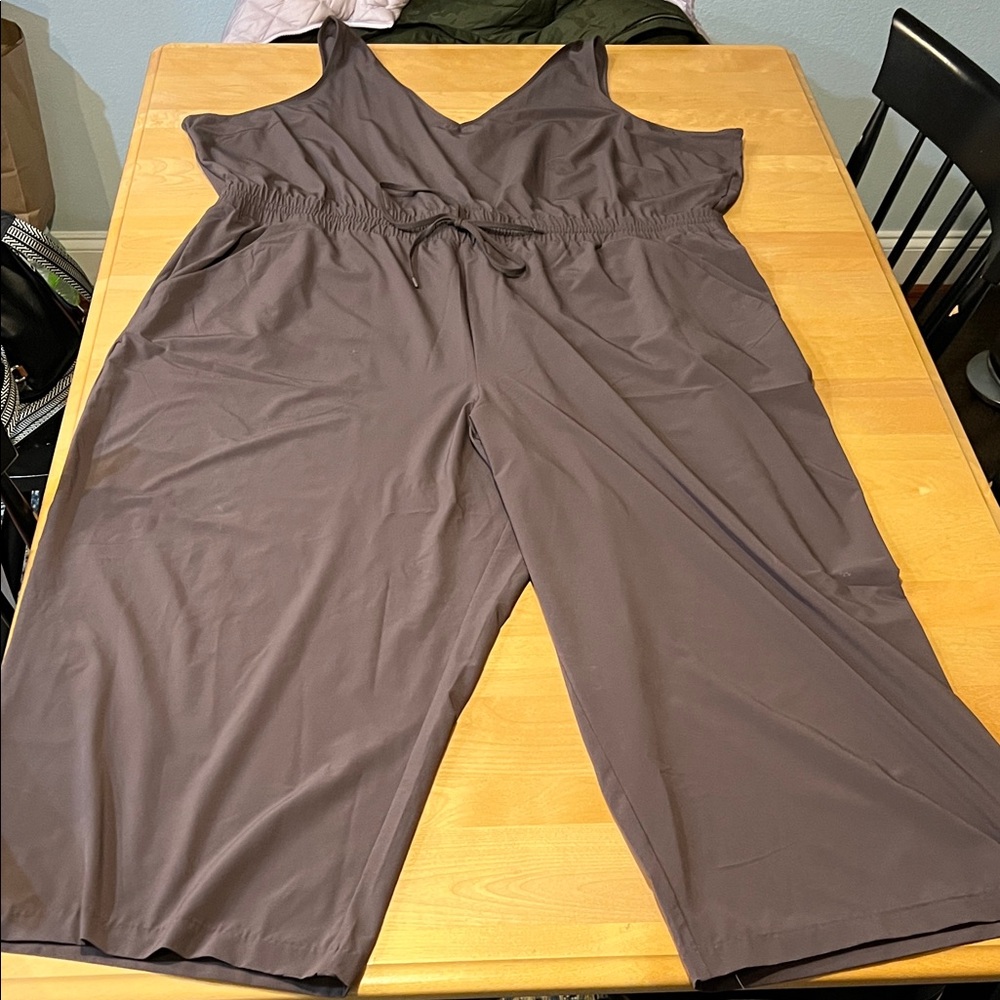 3x Athleta grey jumpsuit romper
